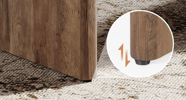 Rectangle Coffee Table,Wood Rectangular Living Room Table, Farmhouse Accent Center Low Cocktail Tea Table with Sturdy Base