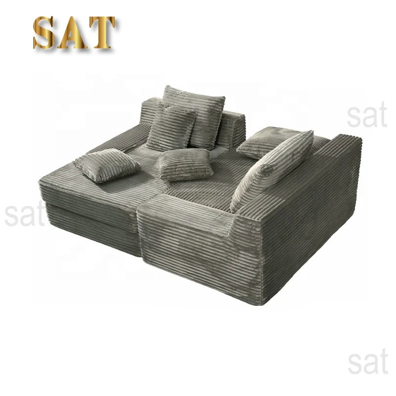 Convertible Modular Combination Living Room Villa School Application Modern Luxury Foldable Compression Sofa Bed
