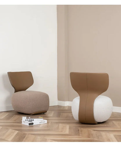 Luxury Fabric Living Room Chair Coffee Shop Living Room Lounges Chair Bedroom Sofa Furniture Low Stool Balcony Leisure Chair t