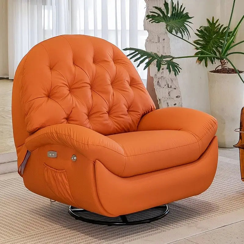 Electric Recliner Lounge Chair Multi Functional Lazy Rocking Sofa Seat Space Saving Single Chair for Living Room Balcony
