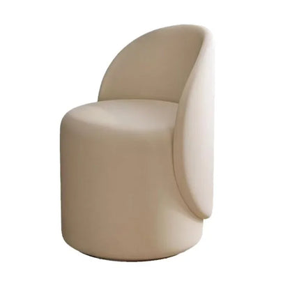 Light luxury Nordic makeup chair bedroom dresser fairy stool high backrest Internet celebrity simple home manicure round stool
