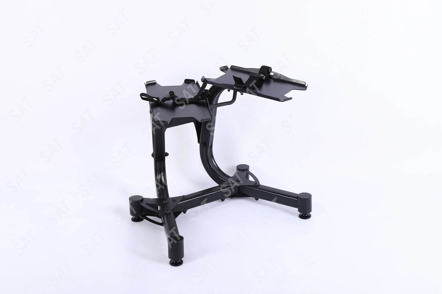 l Adjustable Dumbbell Bracket Metal Old Weight Bracket Storage Bracket with Wheels Dumbbell Weight Household