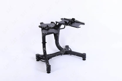 l Adjustable Dumbbell Bracket Metal Old Weight Bracket Storage Bracket with Wheels Dumbbell Weight Household