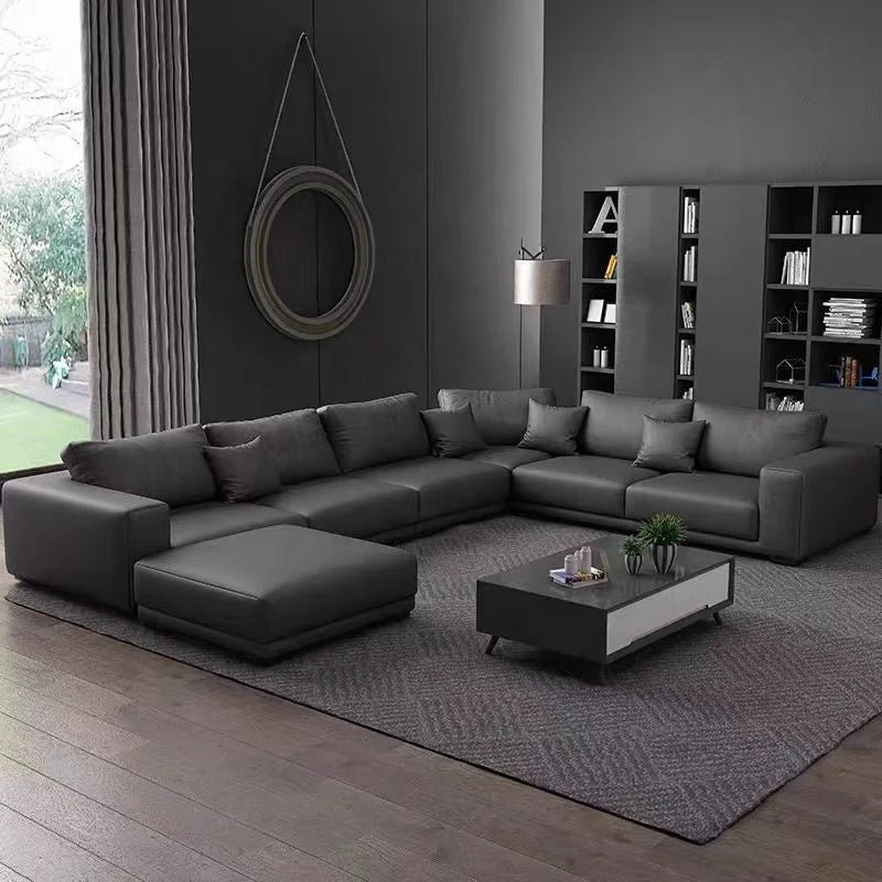 &S Modern Nordic Velvet Wood Sectional Couch White Modular Sofa Set for Living Room Convertible & Reclining for Hotels & Villas*