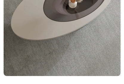 Round Designer Coffee Table Books Nordic Aesthetic Unique Coffee Table Glass Living Room Modern Mesa Auxiliar Salon Furniture