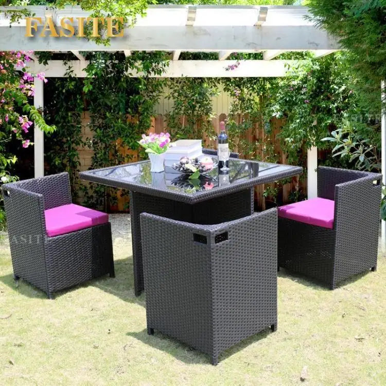 Balcony tables and chairs rattan chairs imitation rattan outdoor furniture outdoor High Quality