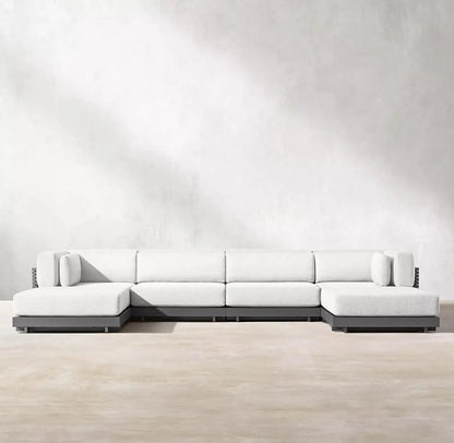Outdoor Patio Metal Sofa Furniture Garden Aluminum Patio Furniture Garden Sofa Set