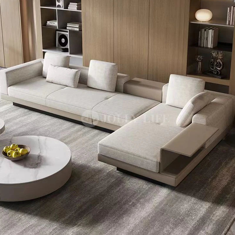 Elegant Luxury Living Room Sofas Italian Minimalist Comfortable Reclining Sofa Relaxing Balcony Muebles Postmodern Furniture