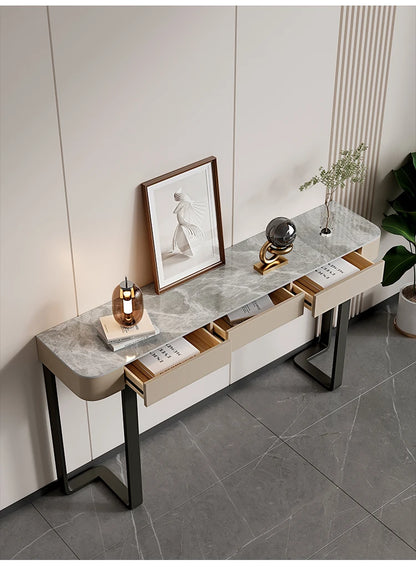 Italian Luxury Console Table With Storage Thin Living Room Entrance Console Table Rectangle Glam Woonkamer Tafel Furniture