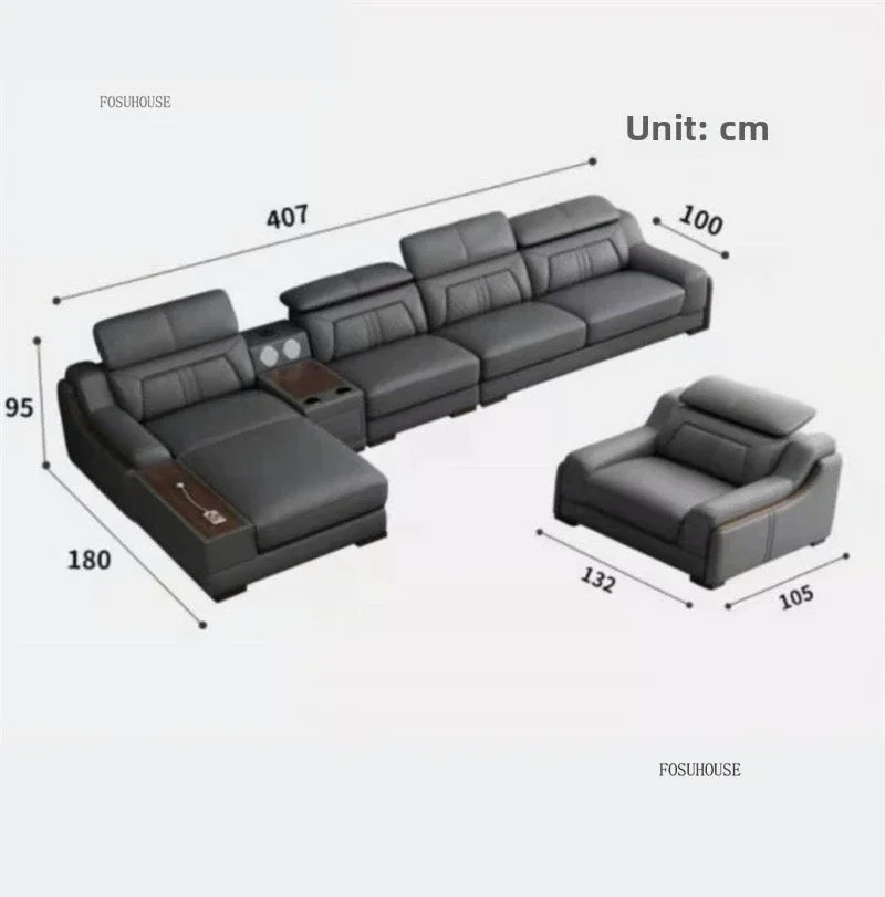 Modern Living Room Sofa Combination Light Luxury Chaise Lounges Designer Sofas for Living Room Personality Home Furniture N