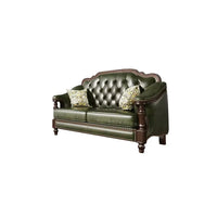 American, leather, sofa, solid wood, furniture, American, corner, sofa