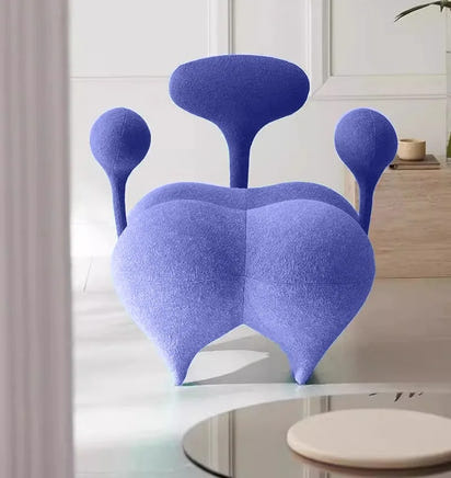 Creative Design Chair Modern Luxury Single Sofa Chair Home Living Room Bedroom Balcony Home Decor Accessories Leisure Chair