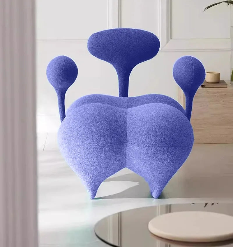 Creative Design Chair Modern Luxury Single Sofa Chair Home Living Room Bedroom Balcony Home Decor Accessories Leisure Chair