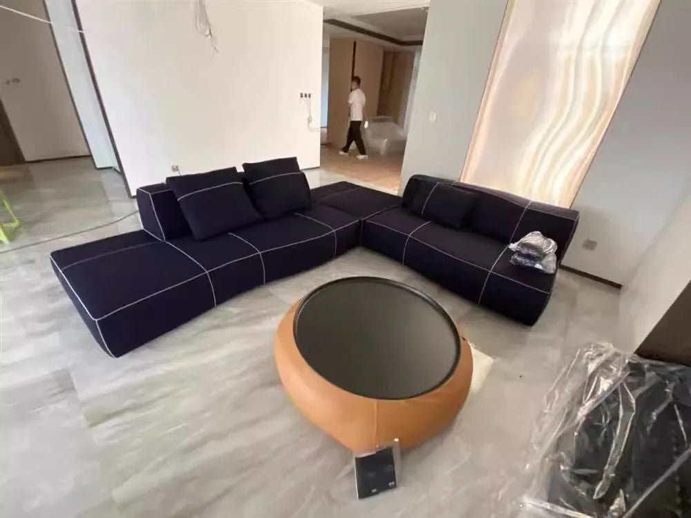 Italian fabric sofa, modern simplicity, free combination of module corners
