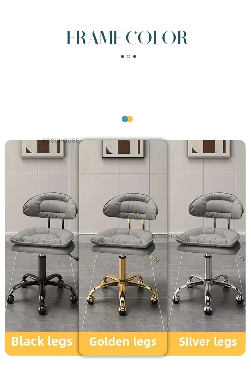 Italian Professional Barber Chairs for Beauty Salon Furniture Barber Chair Minimalist Lift Backrest Salon Chair for Hair Stylist