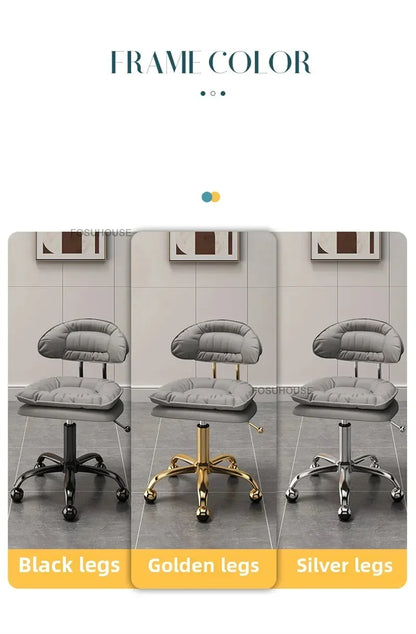 Italian Professional Barber Chairs for Beauty Salon Furniture Barber Chair Minimalist Lift Backrest Salon Chair for Hair Stylist