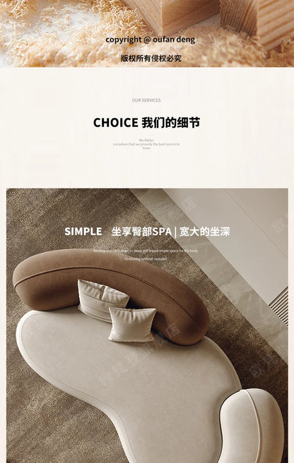Nordic Lazy Living Room Sofas Luxury Lounge Double Floor Sofa Designer Adults Meuble De Salon Home Furniture Accessories
