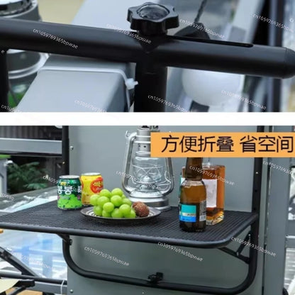 Balcony Railing Hanging Table Folding Lifting  Computer  Household Small Bar Desk Dining  Outdoor Guardrail
