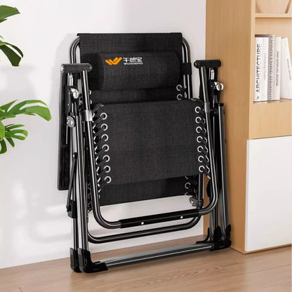 Recliner Chair Folding Lounge Nap Chair Reclining Armchair Adjustable Sofa Couch Rest Seat for Living Room Balcony Office Indoor