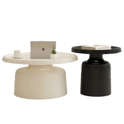 Cream Apartment Nordic Coffee Table Living Room Small Apartment Simple Internet Celebrity Wrought Iron Modern Round Ma