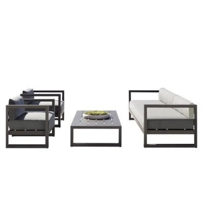 Outdoor Rattan Sofa Set Courtyard Garden Outdoor Leisure Rattan Chair Designer Model Home Outdoor Furniture