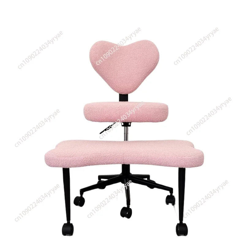 Cross Leg Chair - Meditation Chair with Wheels, ADHD Chair, Height Adjustable Seat, Adjustable Footstool