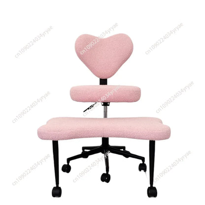 Cross Leg Chair - Meditation Chair with Wheels, ADHD Chair, Height Adjustable Seat, Adjustable Footstool
