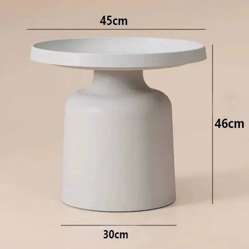 Circular Coffee Tables Nordic Living Room Center Table Modern Side Tea Table Portable Simple Bedroom Nightstand Home Furniture