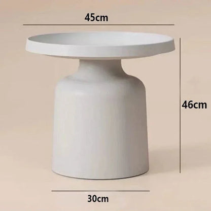 Circular Coffee Tables Nordic Living Room Center Table Modern Side Tea Table Portable Simple Bedroom Nightstand Home Furniture