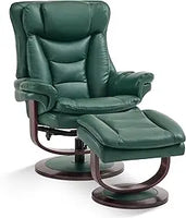 Swivel Recliner with Ottoman, Reclining Chair with Adjustable Back