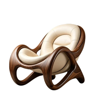 Beauty Armrest Lounge Chair Luxury Designer Art Wooden Salon Living Room Chairs Bauhaus Reading Sillones De Sala Home Furniture