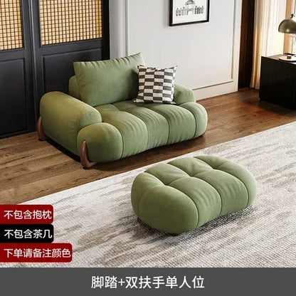 Large Lounge Sofa Cheap Cushion Simple Curved Human Dog Bed Sofa Puffs Chaise Couches Sofa Europeu De Luxo Living Room Furniture