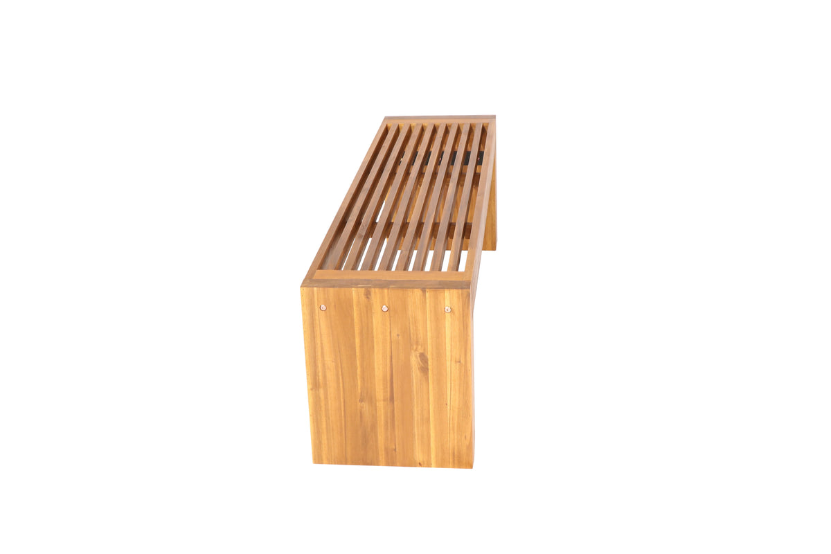 Banc en bois d'acacia naturel de meubles d'extérieur écologiques de haute qualité du Vietnam