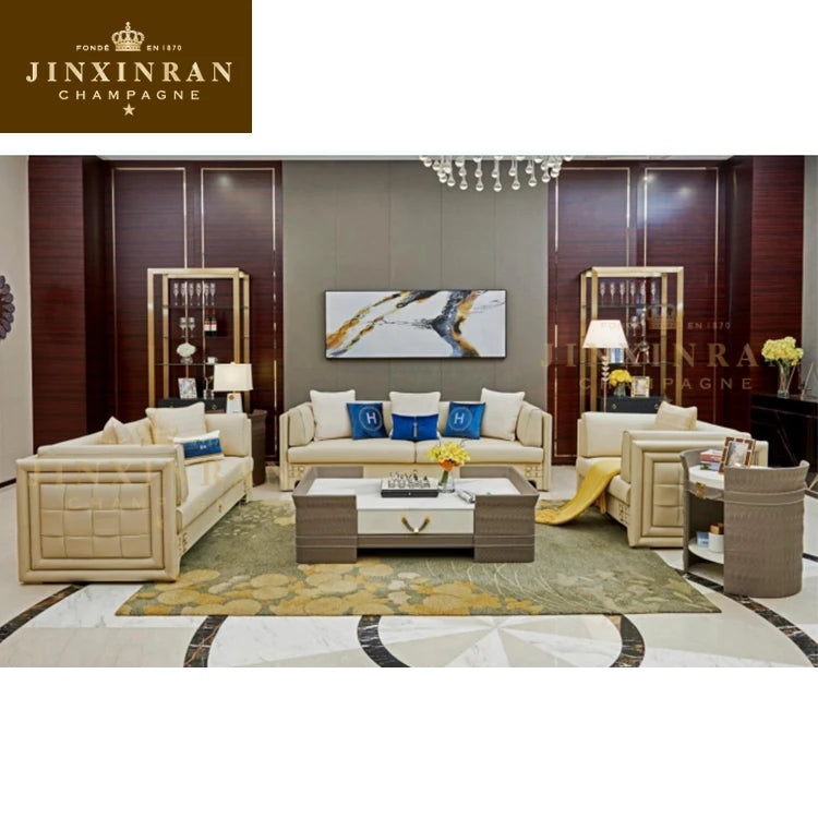 Sofa Furniture Prices Luxury Leather Sofa Set Living Room Customized Furniture Living Room Beige Leather Sofa Set