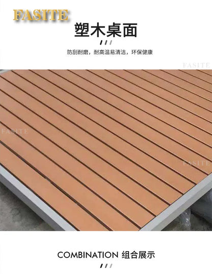 Leisure Style Outdoor Sofa Combination Living Room Balcony Open-air Leisure Rattan Weaving