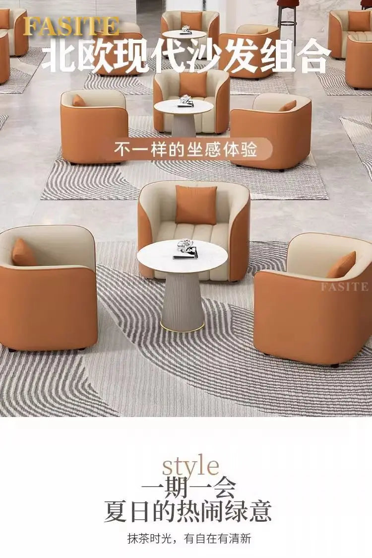 Simple Internet celebrity negotiation Reception Sofa Hotel Business Court Rest  Sales Office Sofa Combination