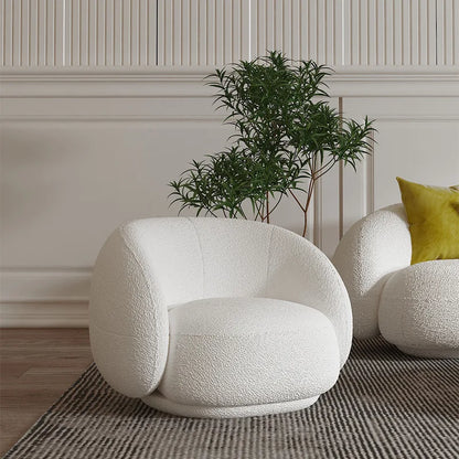 Nordic light luxury living room sofa coffee table combination beauty salon clothing store reception sofa chair small snail sofa