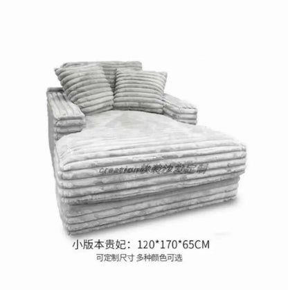 Light luxury lazy sofa thick velvet cloud sofa large sitting deep removable and washable combination living room 2024 new