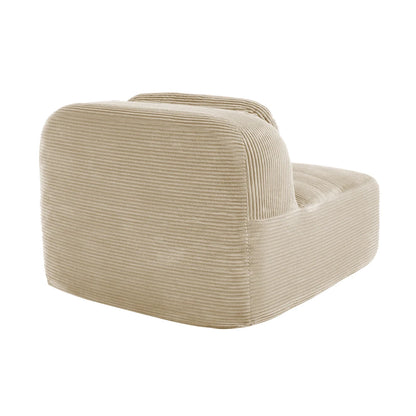 1piece Modern Lovely Sofa Without Armrests with Cushion, Living Room Furniture, Modular Corner Sofa, Premium Cordstock Fabric