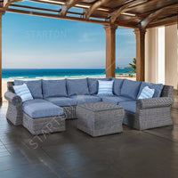 High Quality Furniture Rattan Wicker Outdoor Outdoor Furniture Garden Sectional Sofa  Outdoor Furniture