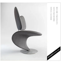 Nordic simple leisure chair light luxury creative design single sofa reception chair metal butterfly chair