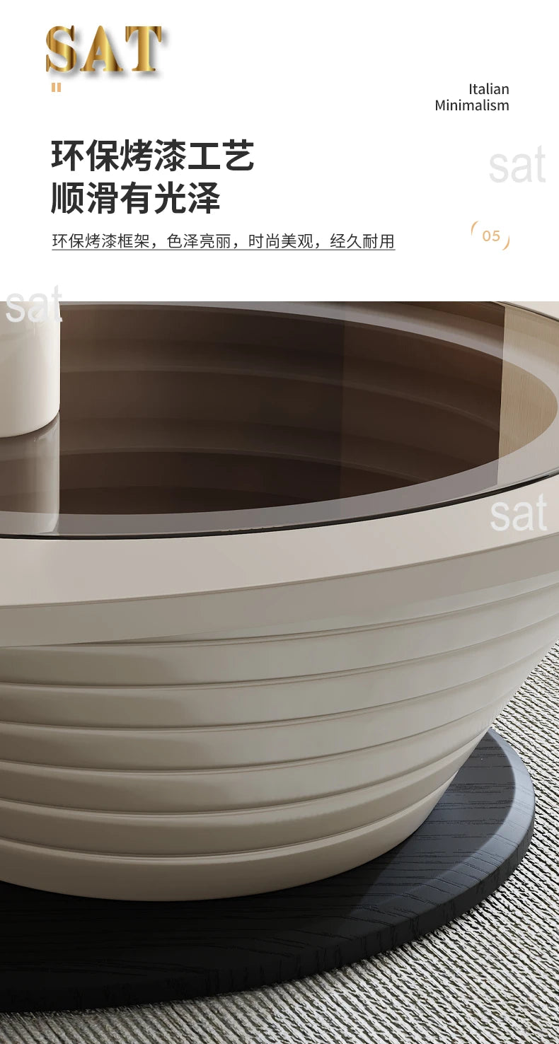 Oval Modern Coffee Table Unique Trendy Design European Coffee Table Neutral Minimalist Table Basse Living Room Furniture