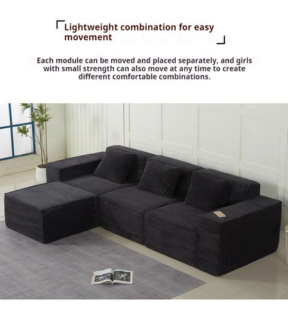 Compressed SofaNew Design Living Room Furniture L-Shape Sectional Sofa Comfortable Fluffy Vacuum Compressed Comfy Sofa Set Modul