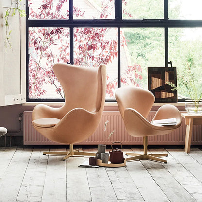 Single sofa swivel chair Nordic designer creative simple leisure swan chair