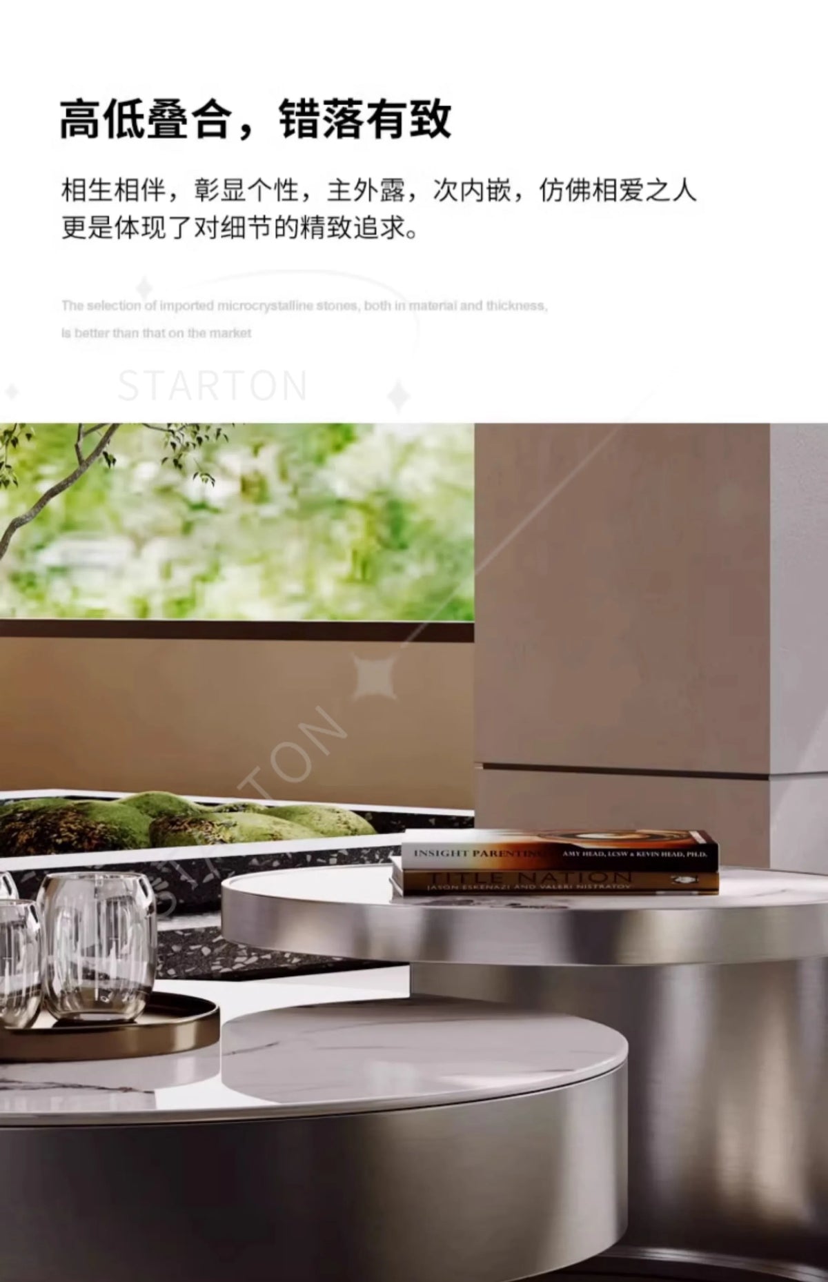 Aesthetic Coffee Table Round Storage Designer Modern Coffee Table Small Salon Metal Mesa De Centro Sala Home Furniture