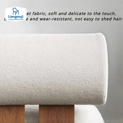 Nordic Backrest Chair Modern Solid Wood Luxury Single Sofa Balcony Tatami Lounge Chair Cloth Chair Living Room Furniture chaises