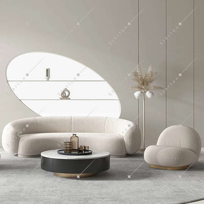 Curved Sofas, Couches and Sectional Sofas Living Room Furniture Living Room Sofa