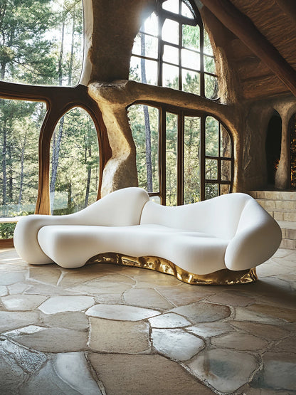 Postmodern art sofa, villa large flat floor furniture high luxury