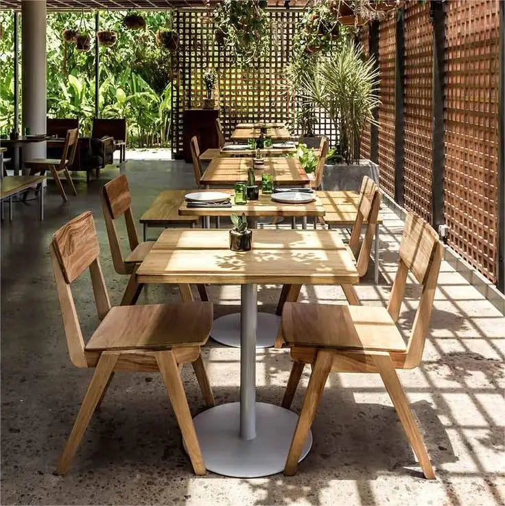 Banc en acier inoxydable au Design moderne, pour parcs de jardin de luxe en plein air et patios d'hôtel, sièges métalliques résistants au soleil et imperméables