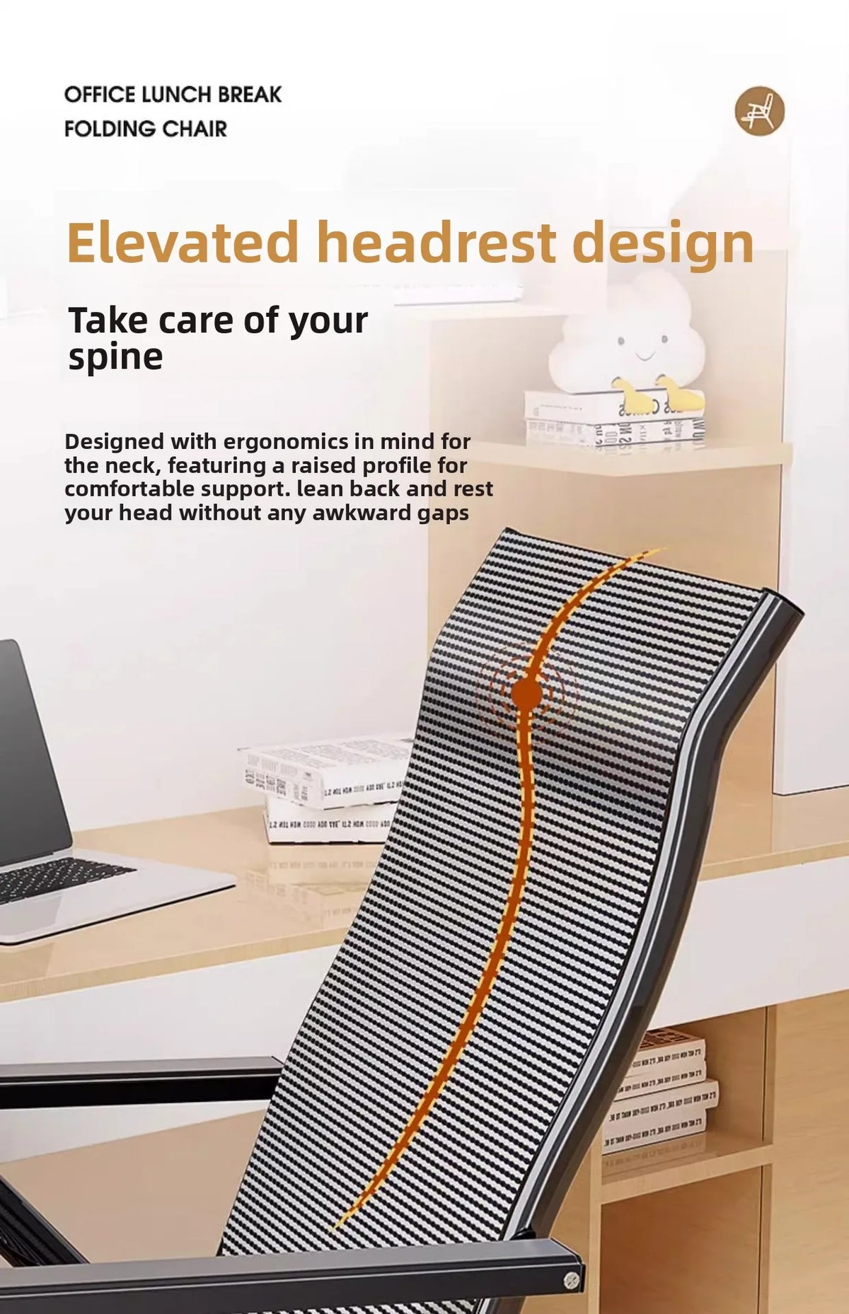 recliner lunch break folding office chair nap can lie down dual-purpose backrest computer chair couch